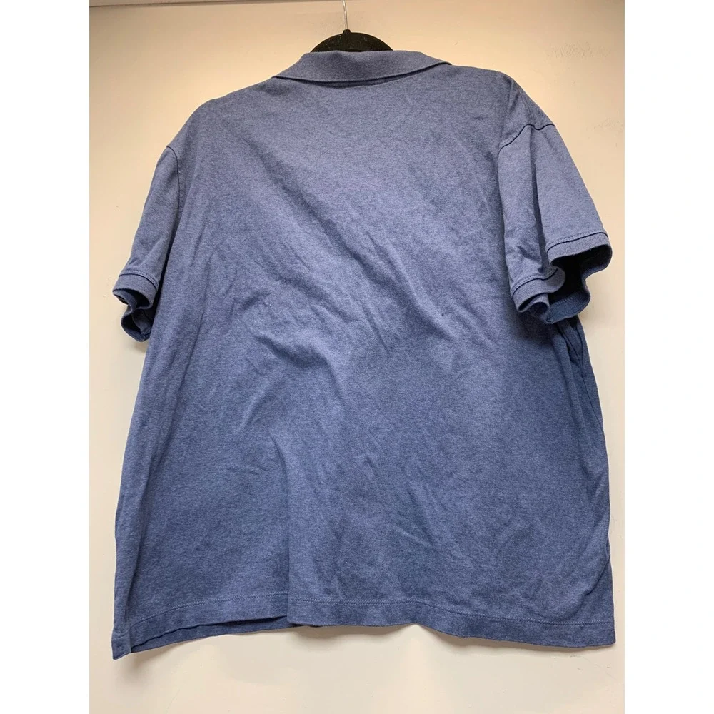 Banana Republic Polo Shirt Mens XL Blue Excellent Luxe Touch Performance Slim
